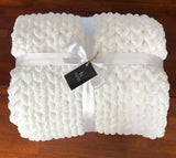 Large Chunky Knit Blanket